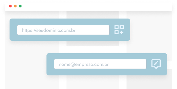 Domínio e e-mail personalizados - Picsize