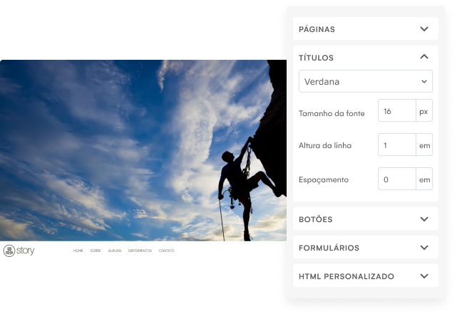 Um site único, personalizado por você - Picsize